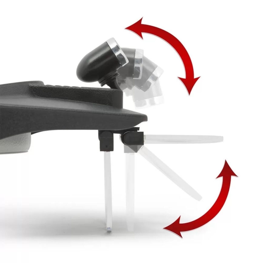 Suurennuslasi otsalle LED-valolla 2xAAA + linssisarja