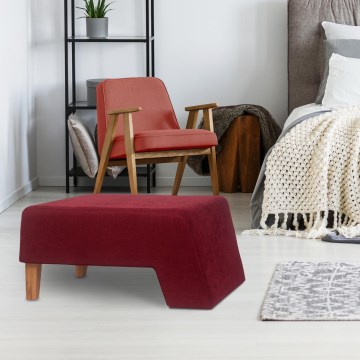 Taboret KATE 40x84 cm punainen