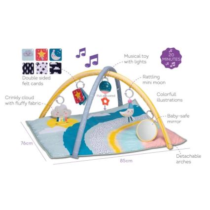 Taf Toys - Lasten leikkimatto trapetsi kuu