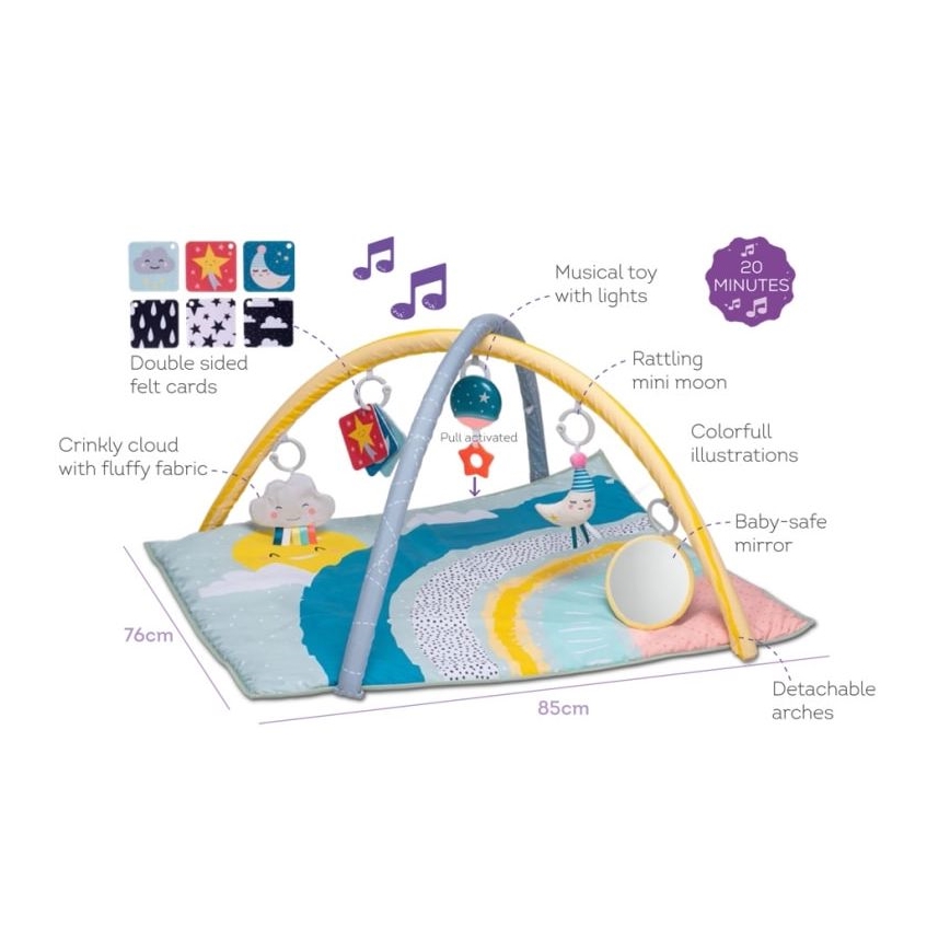 Taf Toys - Lasten leikkimatto trapetsi kuu