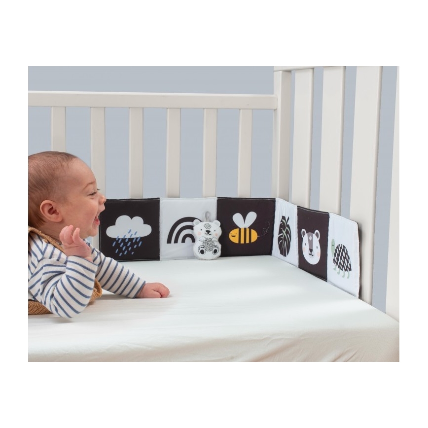 Taf Toys - Lasten tekstiilikirja 3in1 savanni