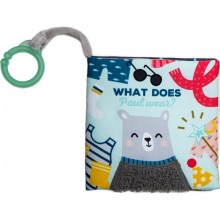 Taf Toys - Lasten tekstiilikirja karhu
