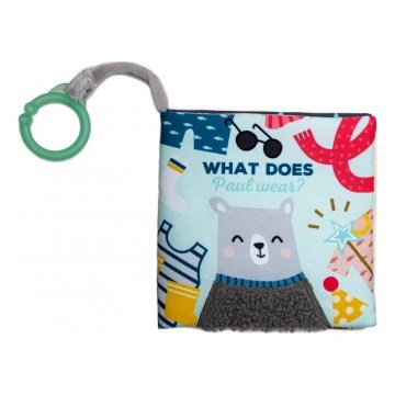 Taf Toys - Lasten tekstiilikirja karhu