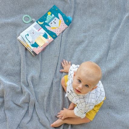 Taf Toys - Lasten tekstiilikirja karhu