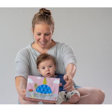 Taf Toys - Lasten tekstiilikirja peili savanni