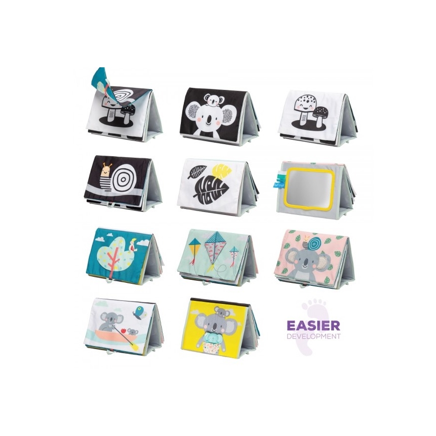Taf Toys - Lasten tekstiilikirja peilillä koala