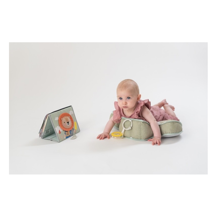 Taf Toys - Lasten vatsa-aikatyyny TUMMY-TIME savanni