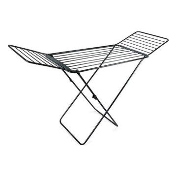 Taitettava pyykinkuivausteline TORO 177x93 cm musta