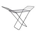 Taitettava pyykinkuivausteline TORO 180x93 cm musta