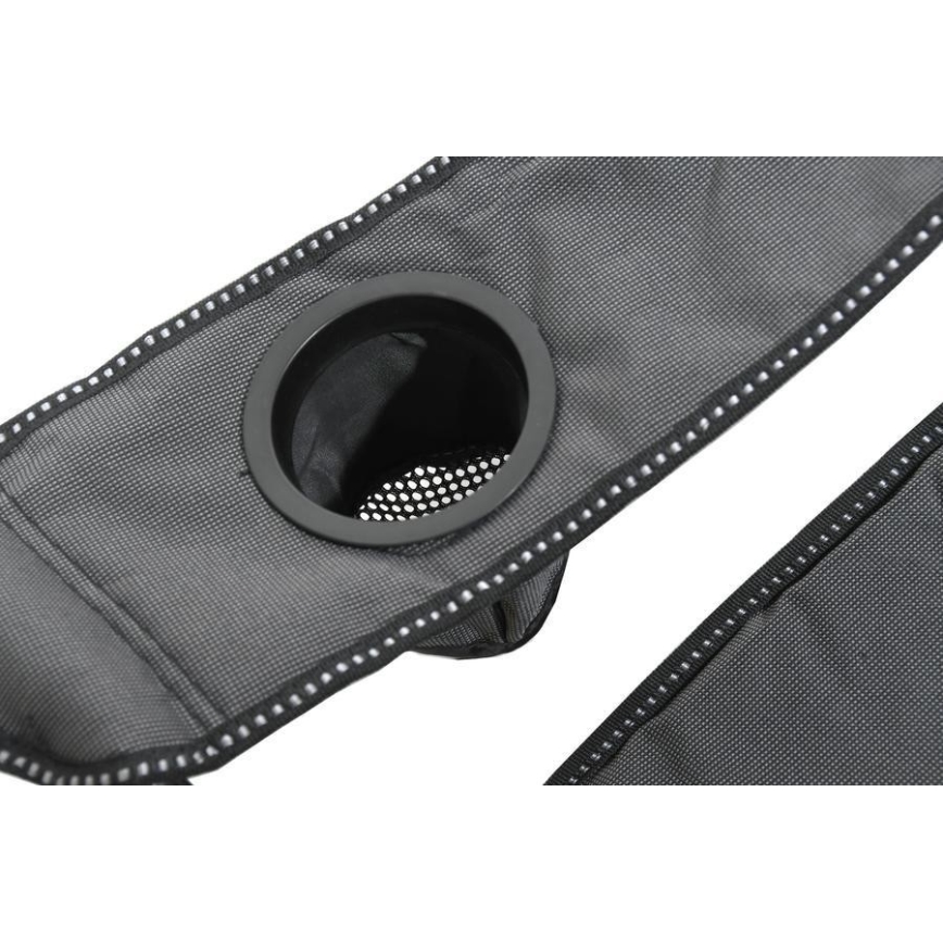 Taitettava retkeilytuoli harmaa