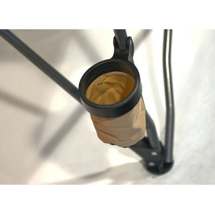 Taitettava retkeilytuoli ruskea