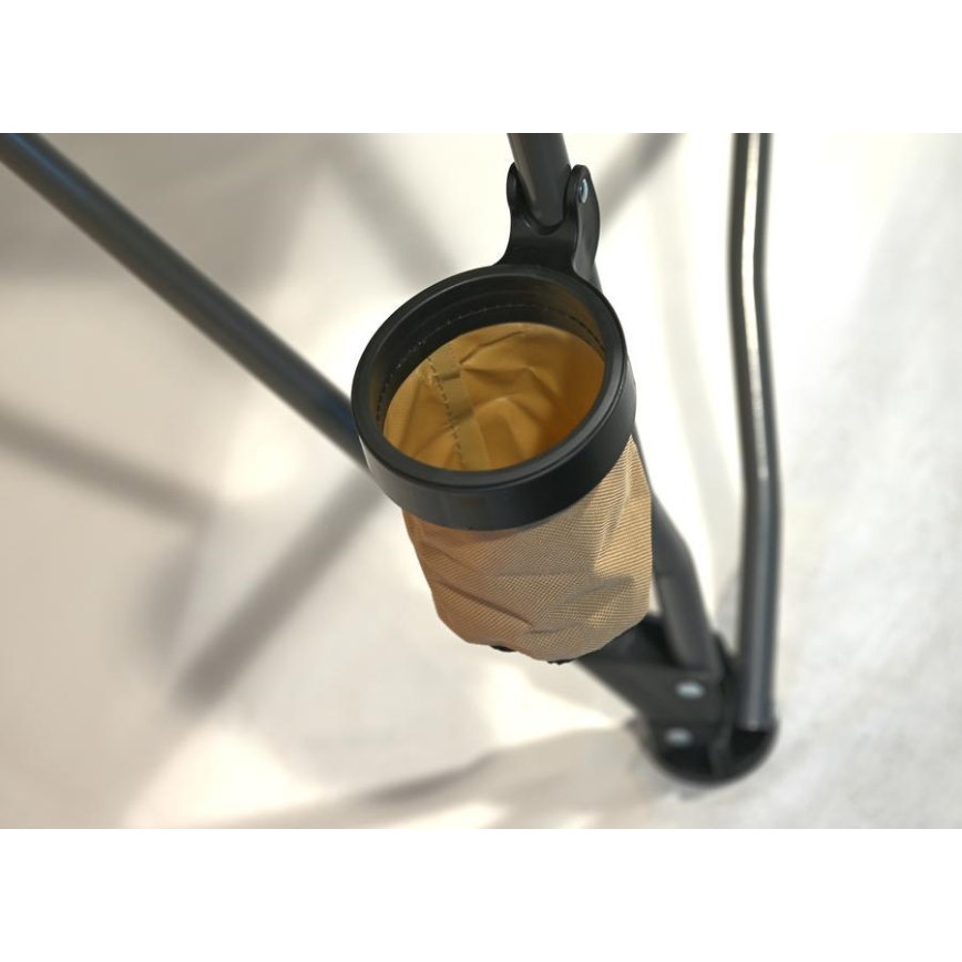 Taitettava retkeilytuoli ruskea