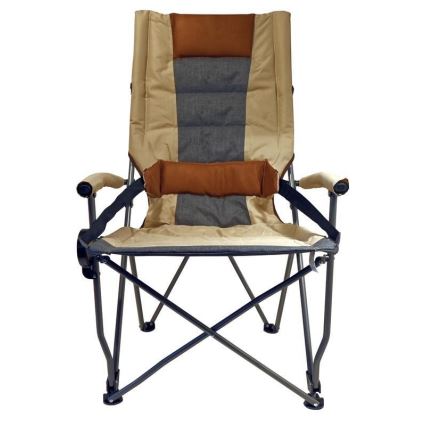 Taitettava retkeilytuoli ruskea