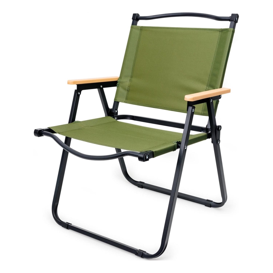 Taitettava retkeilytuoli vihreä