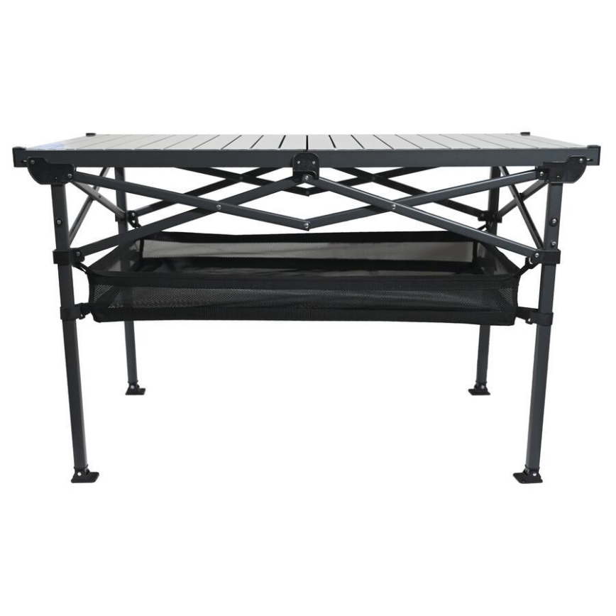 Taitettava retkipöytä 118x70 cm antrasiitti