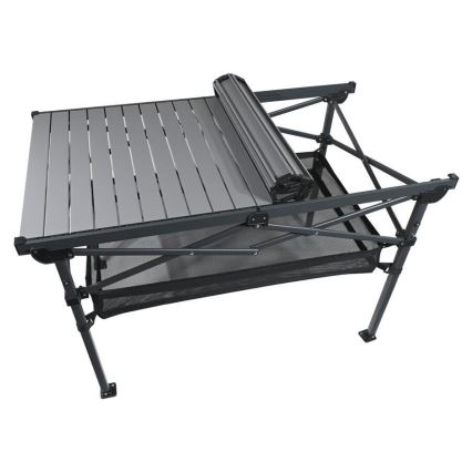 Taitettava retkipöytä 118x70 cm antrasiitti