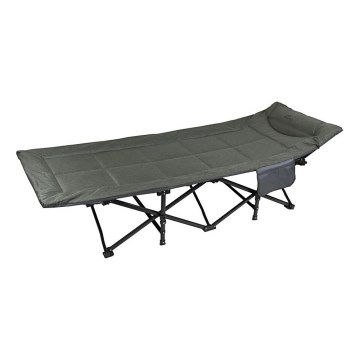 Taitettava retkivuode, harmaa