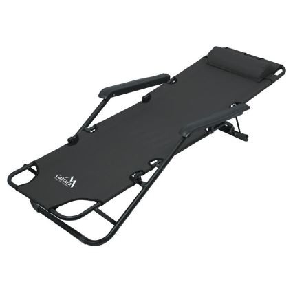 Taitettava säädettävä tuoli antrasiitti