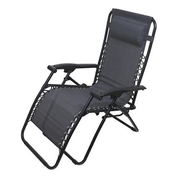 Taitettava säädettävä tuoli harmaa