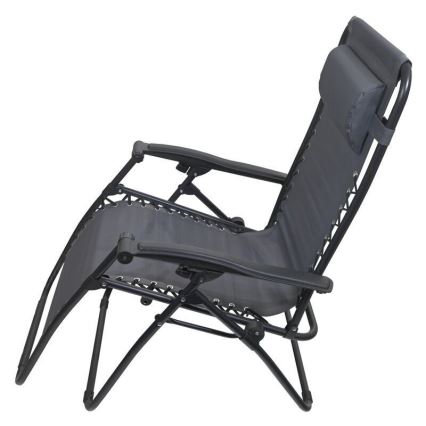 Taitettava säädettävä tuoli harmaa