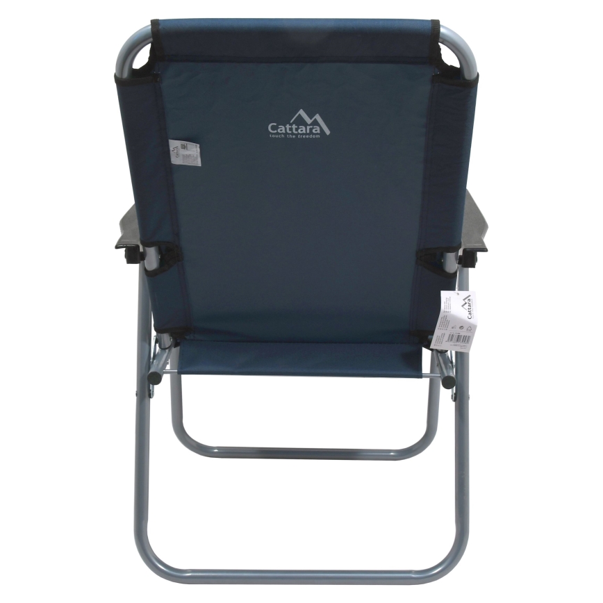 Taitettava sininen retkituoli