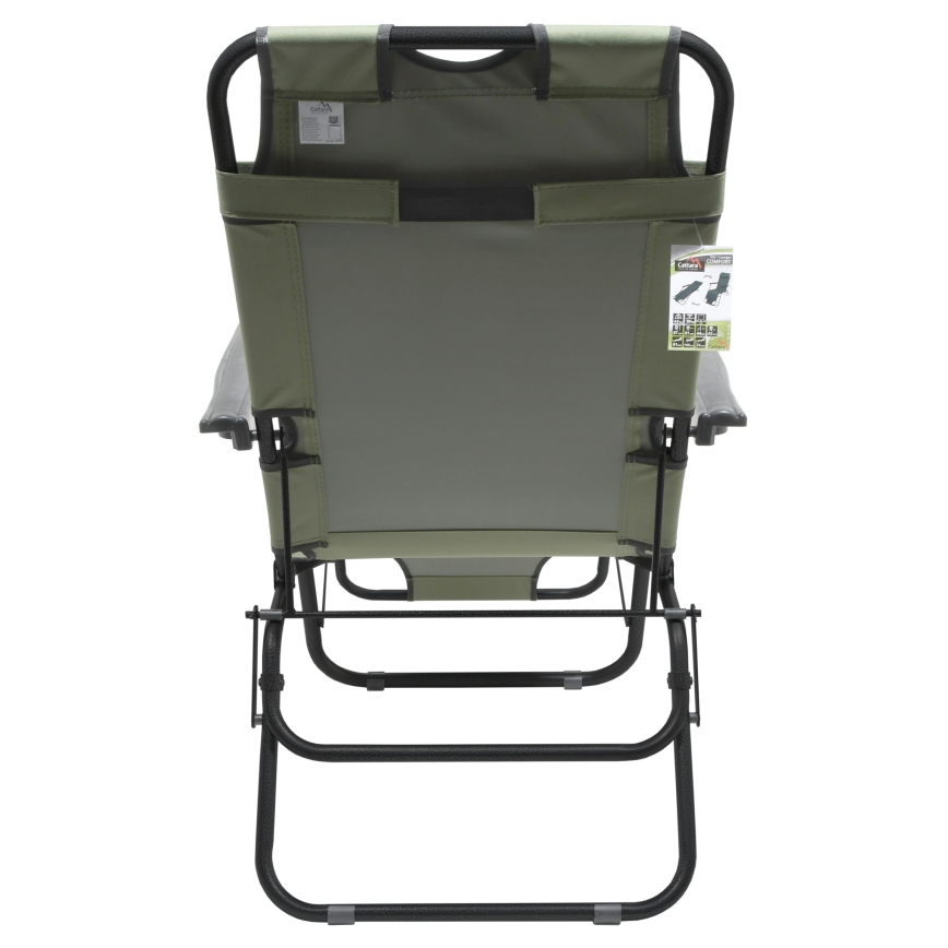 Taittuva säädettävä tuoli vihreä/musta