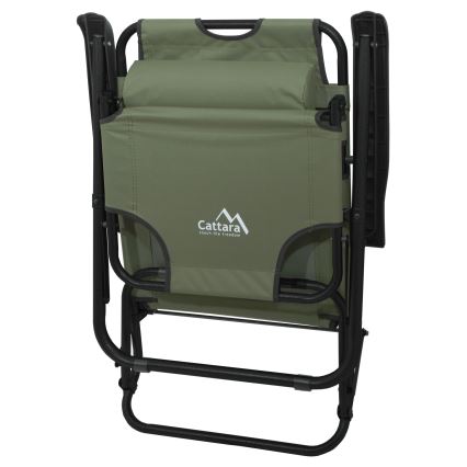 Taittuva säädettävä tuoli vihreä/musta