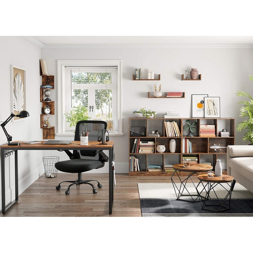 TALIA-sohvapöydät, 2 kpl, ruskea/musta