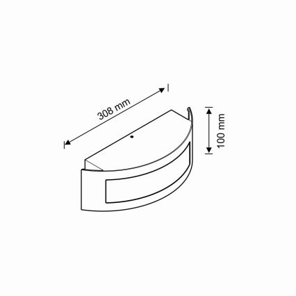 Ovenumero 1xE27/14W/230V IP54