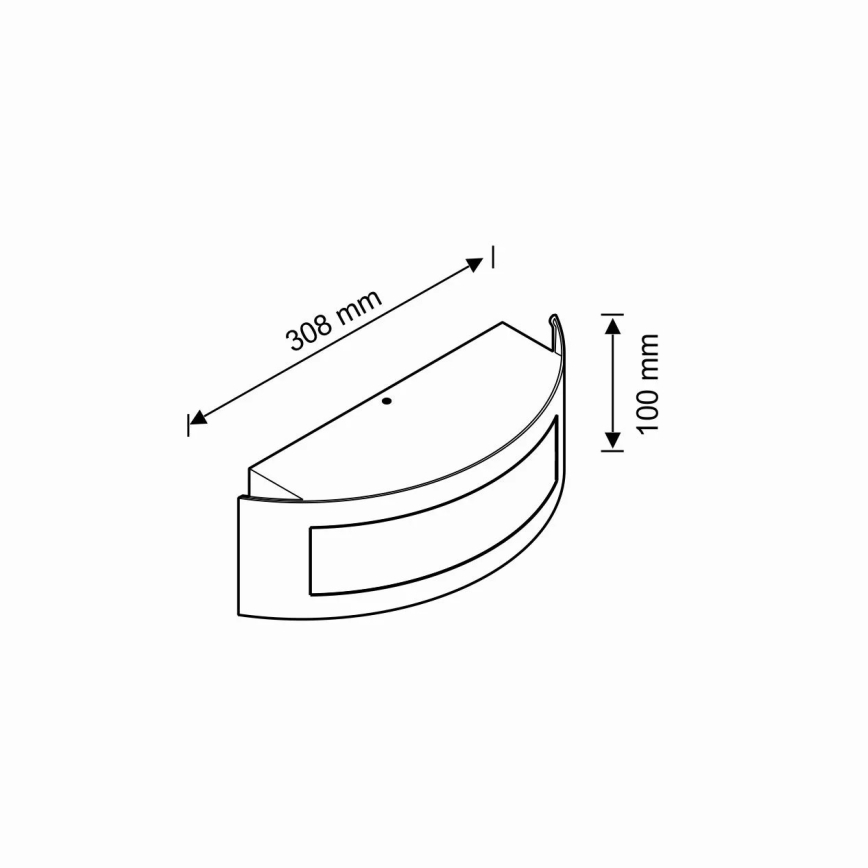 Ovenumero 1xE27/14W/230V IP54