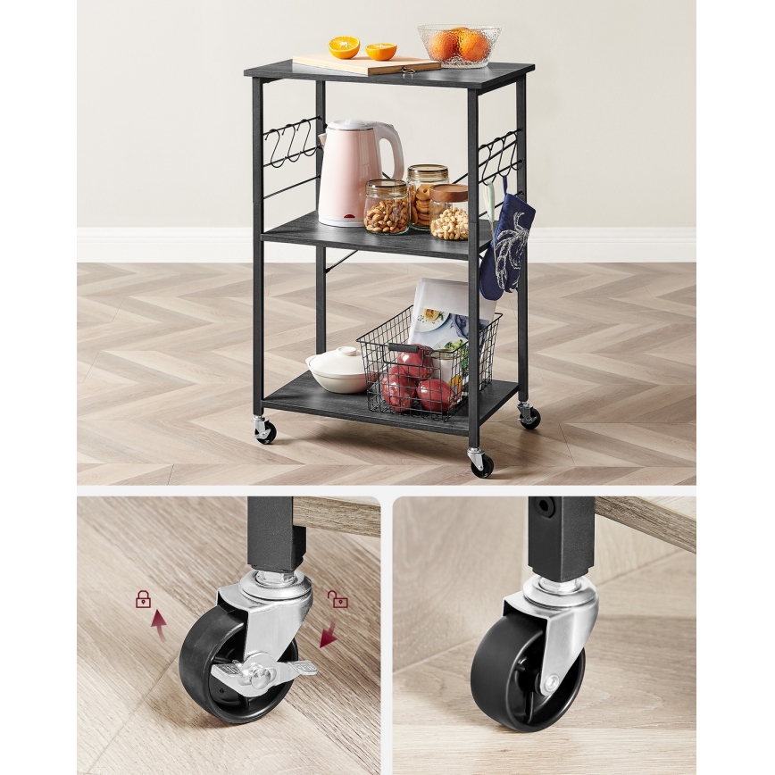 Tarjoilupöytä MARGE, musta