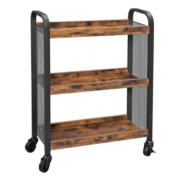 Tarjoilupöytä MARGE ruskea/musta