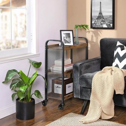 Tarjoilupöytä MARGE ruskea/musta