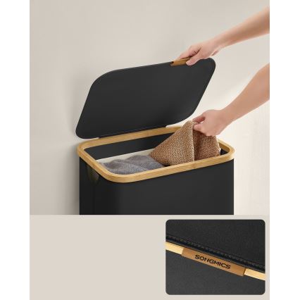 TATE-pyykkikori, musta