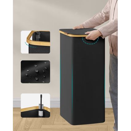 TATE-pyykkikori, musta