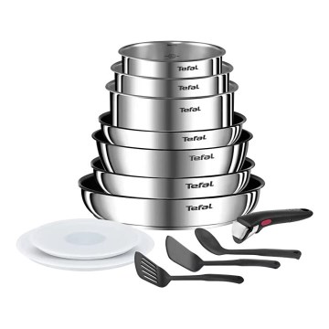 Tefal - 13-osainen INGENIO EMOTION -ruostumattomasta teräksestä valmistettu astiasetti