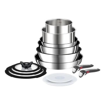Tefal - 13-osainen INGENIO PREFERENCE ON -ruostumattoman teräksen astiasarja