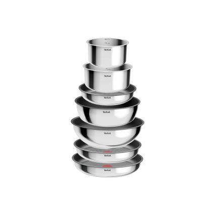 Tefal - 15-osainen INGENIO COOK -keittiöastiasetti, ruostumatonta terästä