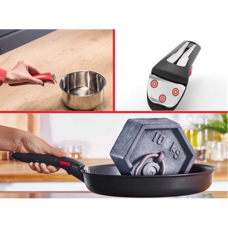 Tefal - 17-osainen INGENIO DELIGHT -kattilasetti