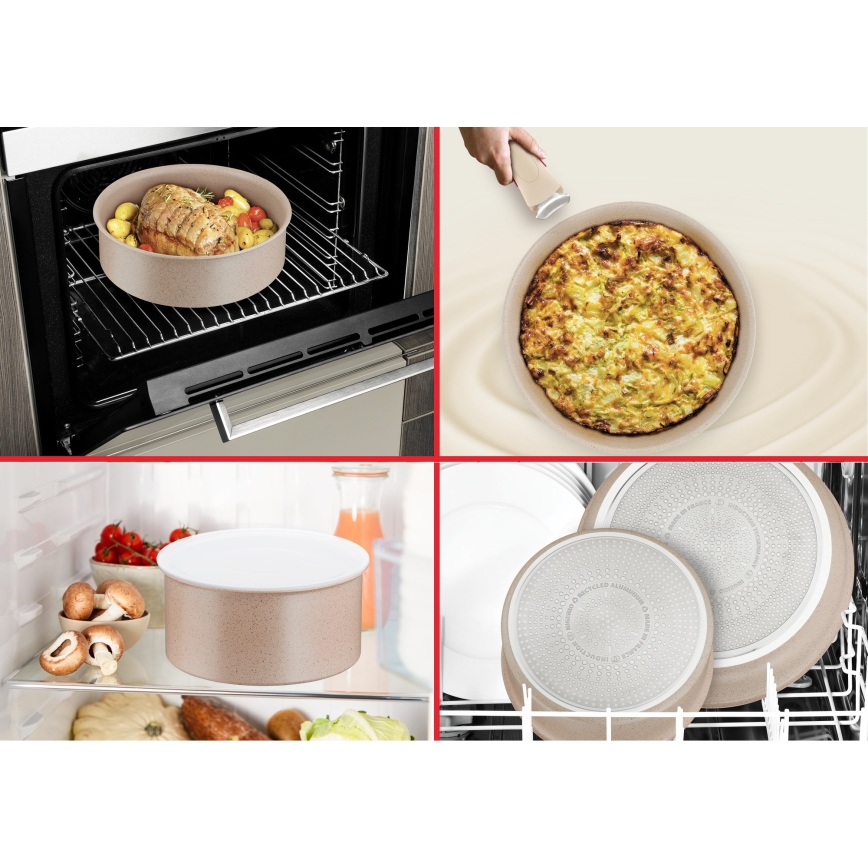 Tefal - 17-osainen INGENIO DELIGHT -kattilasetti