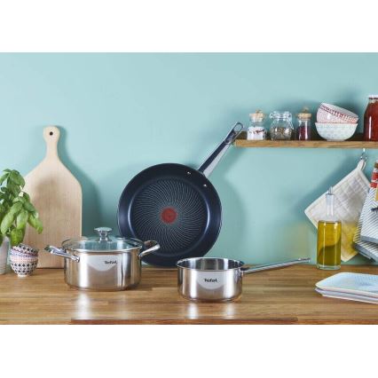 Tefal - 2-osainen paistinpannusetti COOK EAT 24/28 cm