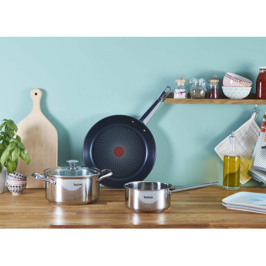 Tefal - 2-osainen paistinpannusetti COOK EAT 24/28 cm
