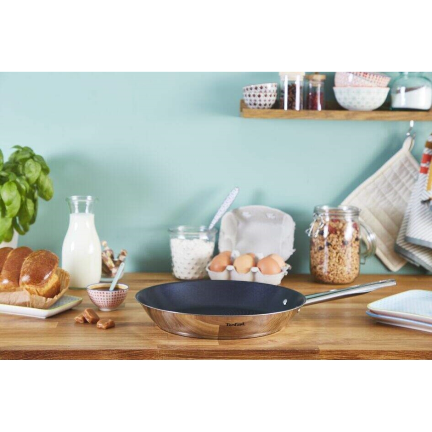Tefal - 2-osainen paistinpannusetti COOK EAT 24/28 cm