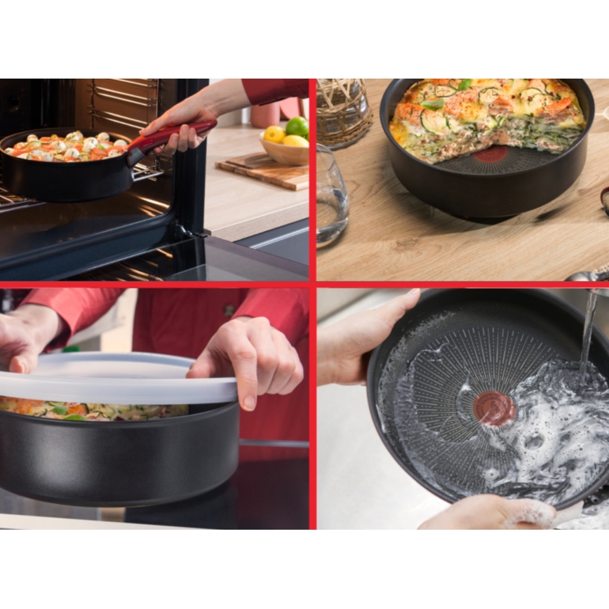 Tefal - 3-osainen pannusetti INGENIO SO'LIGHT