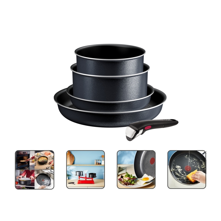 Tefal - 5-osainen astiasetti INGENIO SO LIGHT