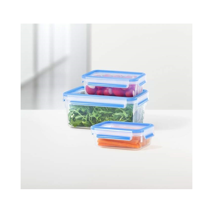Tefal - 5-osainen MASTER SEAL FRESH -ruokasäilytyssarja, sininen