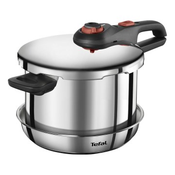 Tefal - 6 l painekeitin SECURE TRENDY + 5-osainen INGENIO EMOTION-setti