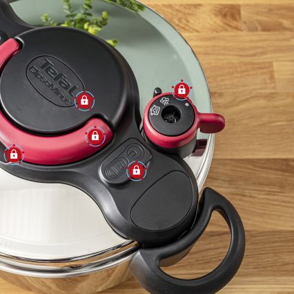 Tefal - 9 l painekattila CLIPSO MINUT EASY