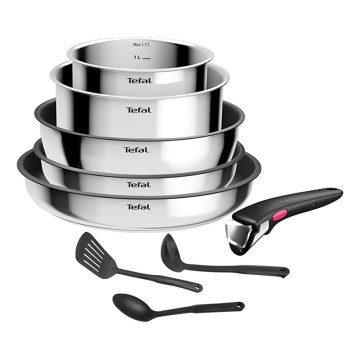 Tefal - 9-osainen astiasarja INGENIO COOK ruostumaton teräs