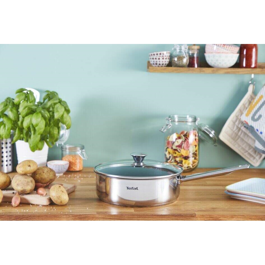 Tefal - COOK EAT 24 cm syvä paistinpannu kannella